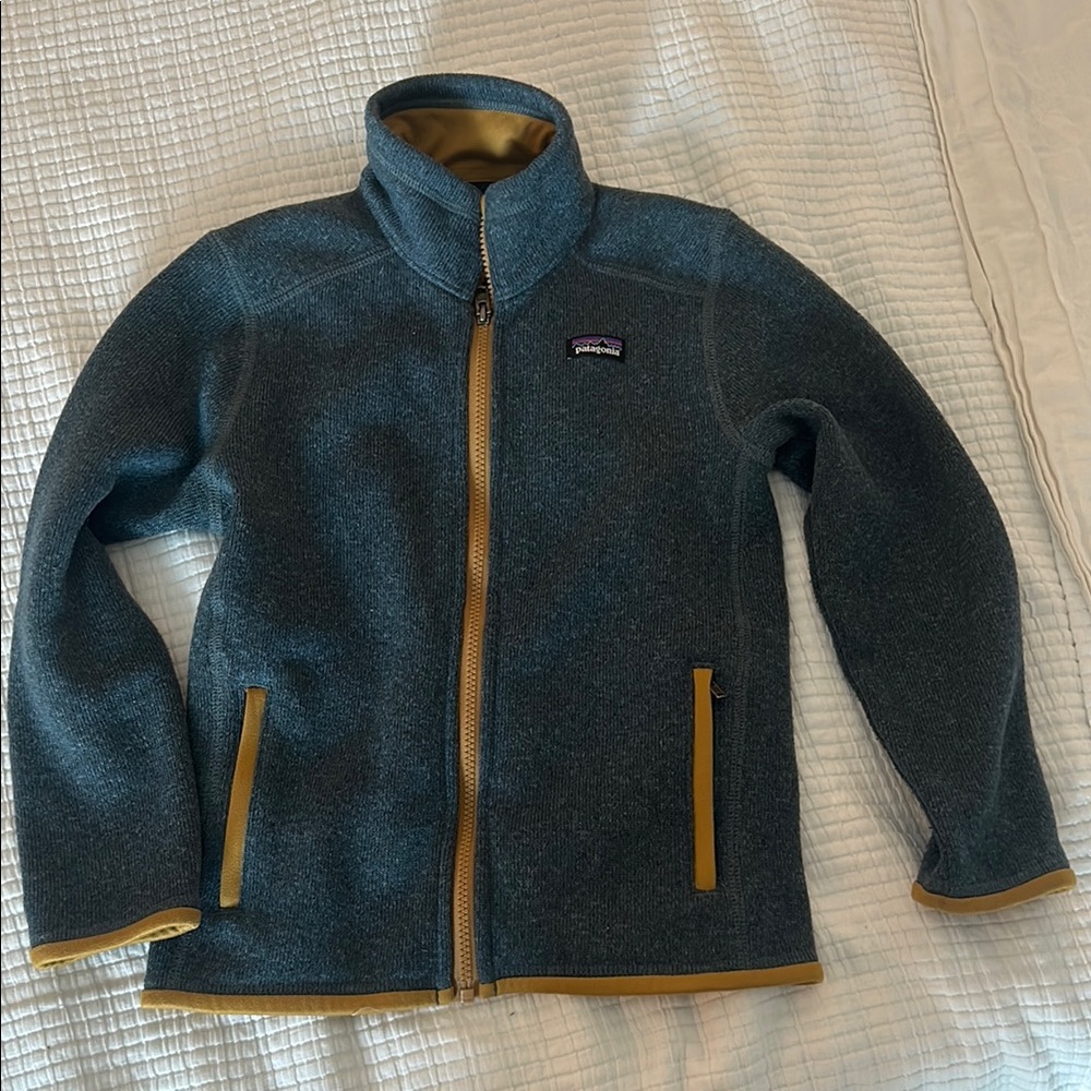 Patagonia Kids' Blue Fleece Jacket